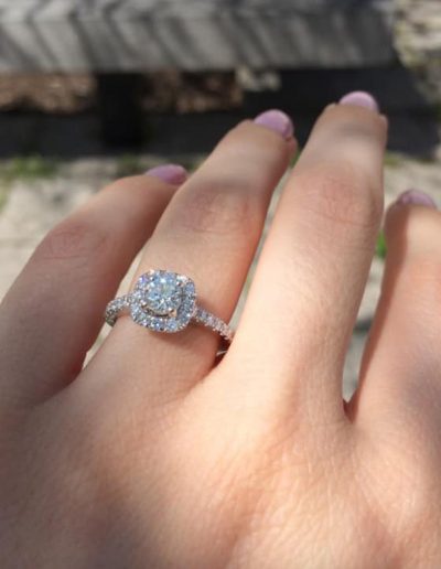 F.A.O. Jewelers will help you 'Put a Ring on It" with custom designed diamond engagement rings, here in Brighton, MI.