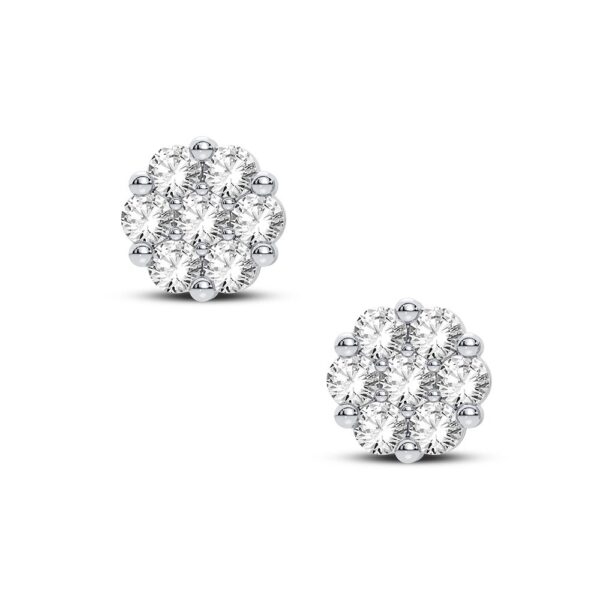 14K 0.25CT Diamond Earring - Image 2