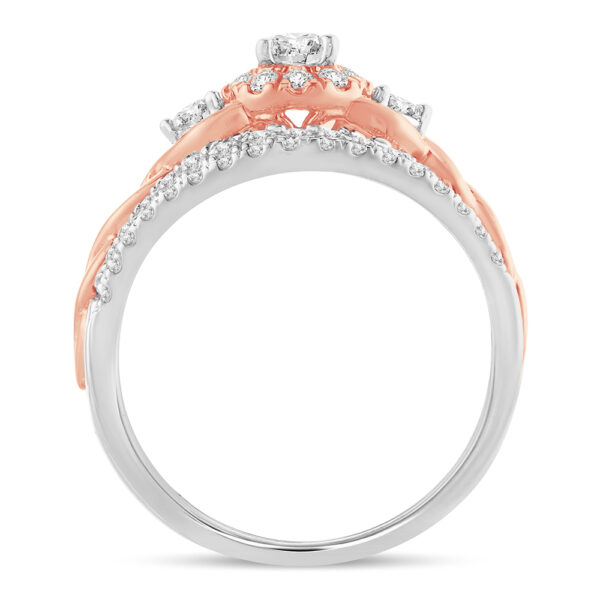 14K  1.01CT  Diamond  BRIDAL  RING - Image 3
