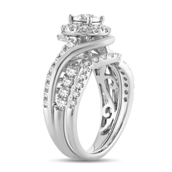 14K 1.10CT Diamond BRIDAL RING - Image 2