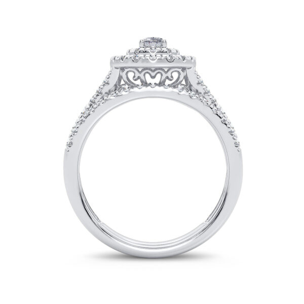 14K 1.00CT Diamond Bridal Ring - Image 3