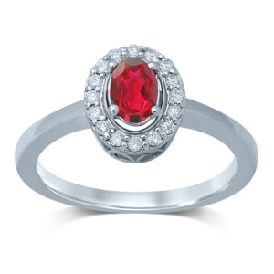 14K Diamond  RUBY  RING