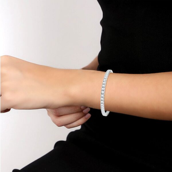 14K 6.00ct Diamond Bracelet - Image 2