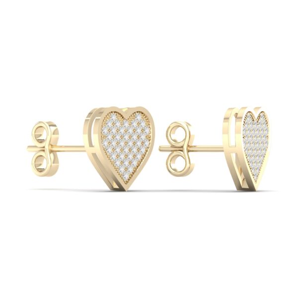 10K 0.20CT Diamond Earring - Image 2