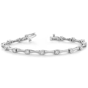 White Gold Tennis Bracelet