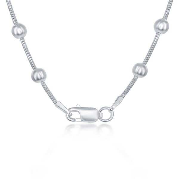 Sterling Silver Snake & Round Beads - Image 2