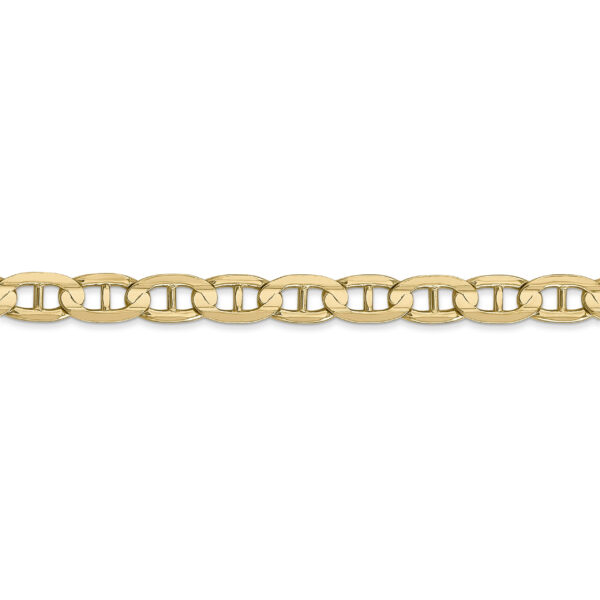14k 5.25mm Concave Anchor Chain - Image 2