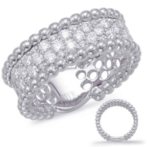 White Gold Diamond Fashion Ring