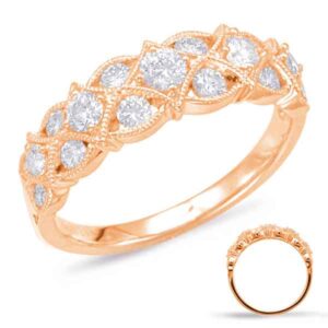 Rose Gold Diamond Fashion Ring