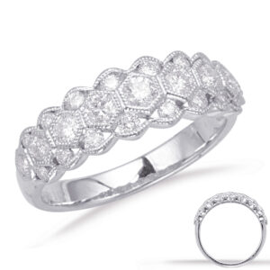 White Gold Diamond Fashion Ring