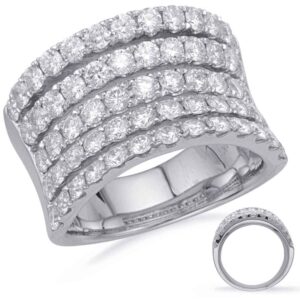 White Gold Diamond Fashion Ring