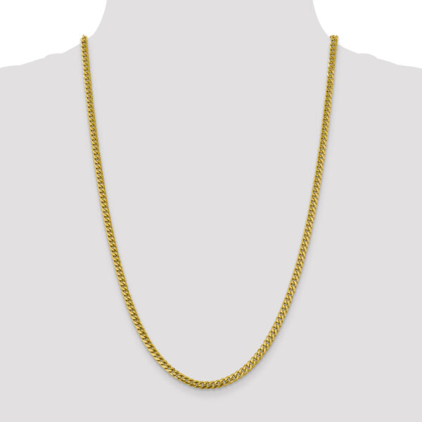 14k 4.25mm Solid Miami Cuban Chain - Image 2