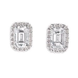 White Gold Diamond Earring