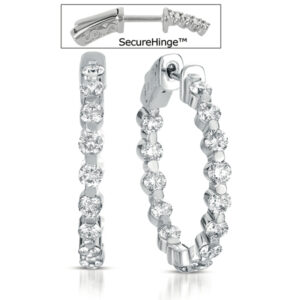 1 inch Securehinge Hoop Earring