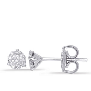 Three Prong Earring Setting .20ct