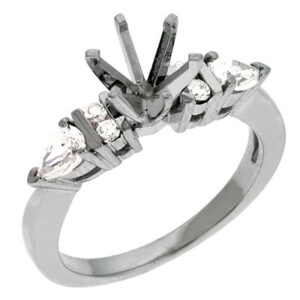 White Gold Engagement Ring