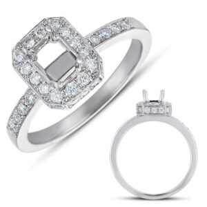 White Gold Engagement Ring
