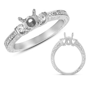 White Gold Engagement Ring