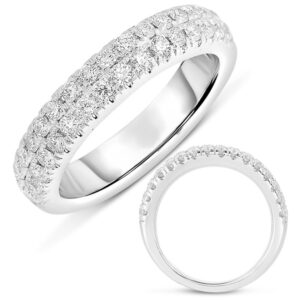 White Gold Wedding Band