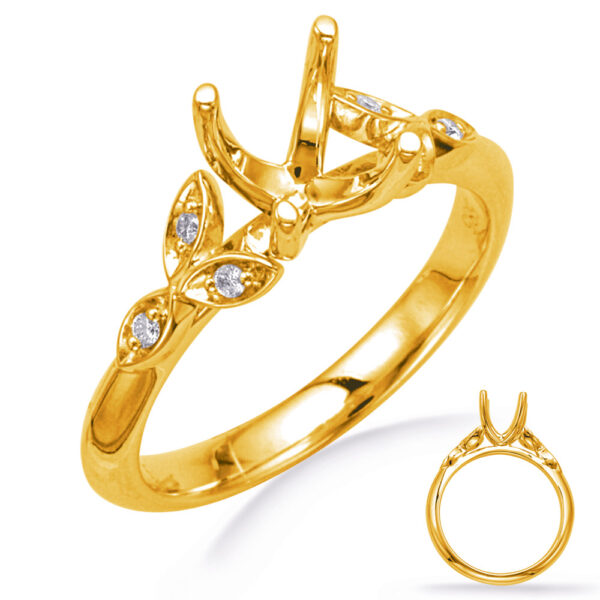 Yellow Gold Diamond Engagement Ring