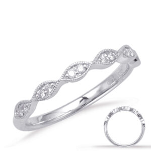 White Gold Matching Band