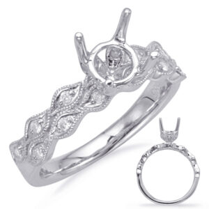 White Gold Engagement Ring