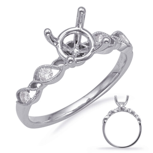 White Gold Engagement Ring