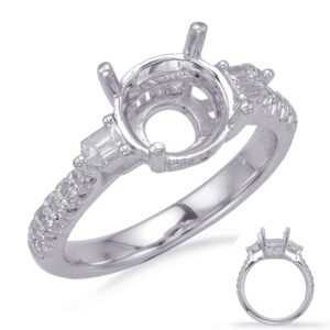 White Gold Engagement Ring
