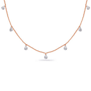 Rose White Gold DIamonds By The Yard