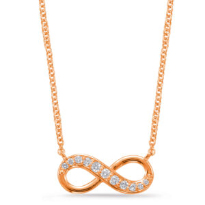 Rose Gold Infinity Sign Necklace