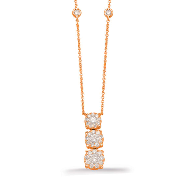 Rose Gold Diamond Necklace