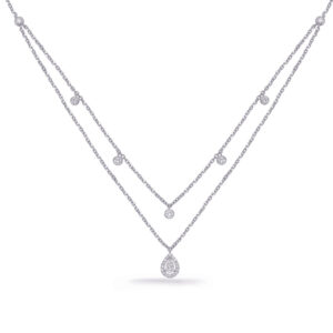 White Gold Diamond Necklace