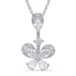 White Gold Diamond Pendant