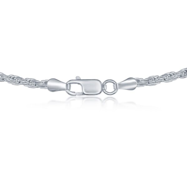 Sterling Silver 2.7MM Rope Chain - Image 2