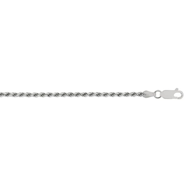 Silver 1.25mm Rope Chain