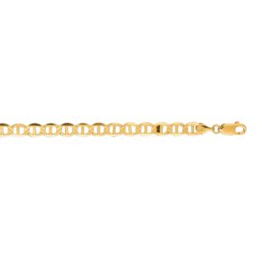 14K Gold 5.5mm Mariner Chain