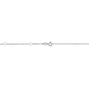 14K Gold .5mm Double Extendable Rope Chain